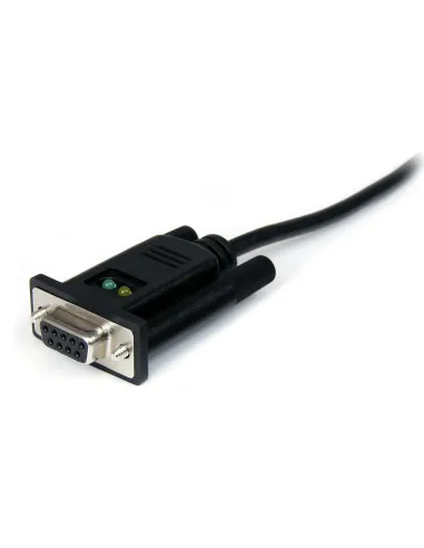StarTech.com Cable Adaptador de 1 Puerto USB a Módem Nulo Null DB9 RS232 Serie DCE con FTDI