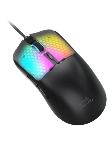 Mars Gaming MMVIPER ratón Juego mano derecha USB Type-A + USB Type-C Óptico 12800 DPI