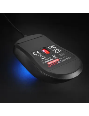 Mars Gaming MMVIPER ratón Juego mano derecha USB Type-A + USB Type-C Óptico 12800 DPI