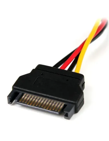 StarTech.com Cable de Alimentación de 15cm Adaptador Molex LP4 a SATA - Hembra a Macho