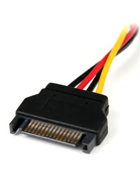 StarTech.com Cable de Alimentación de 15cm Adaptador Molex LP4 a SATA - Hembra a Macho