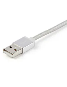 StarTech.com Cable Trenzado de 1m USB a Lightning USB-C y Micro USB - Cable Cargador para Teléfono Móvil iPhone iPad Tablet 2