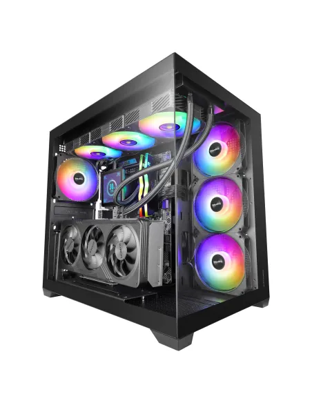 Mars Gaming MCV5 carcasa de ordenador Midi Tower Negro