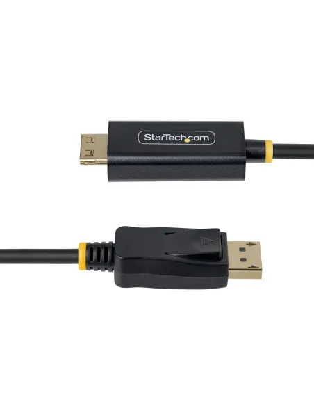 StarTech.com Cable Adaptador DisplayPort a HDMI de 1m con Conectores de Agarre - 4K 60Hz con HDR - Conversor de Vídeo