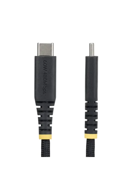 StarTech.com Cable de Carga USB-C Trenzado de 3m - Cable Cargador USB Tipo C para Portátil - Cable Resistente para Carga de