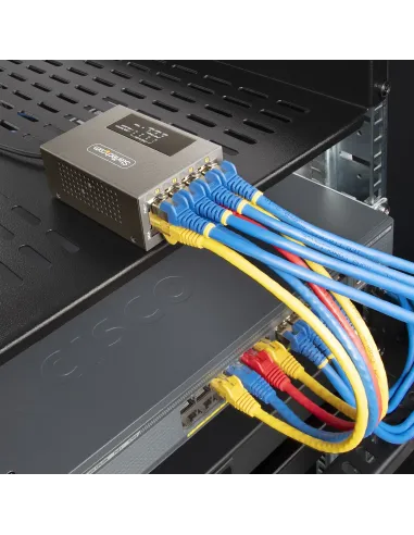 StarTech.com Switch PoE   PoE+   PoE++ 802.3af 802.3at 802.3bt de 4 Puertos - 95W - 160W de Capacidad de Potencia - Inyector
