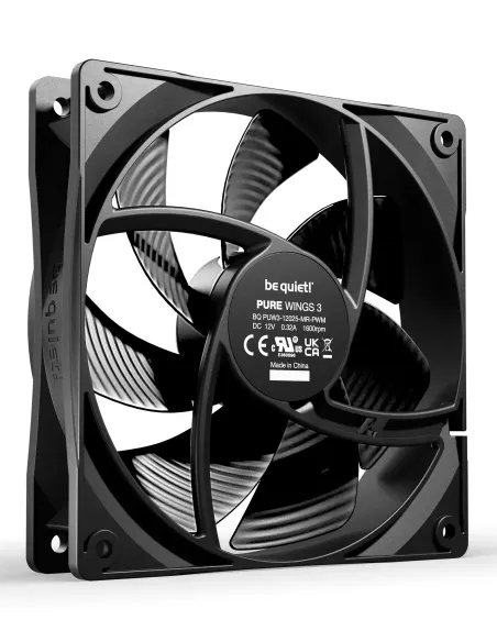 be quiet! Pure Wings 3 120mm PWM Carcasa del ordenador Ventilador 12 cm Negro 1 pieza(s)