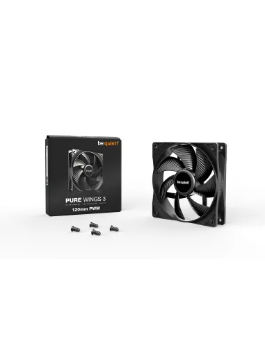 be quiet! Pure Wings 3 120mm PWM Carcasa del ordenador Ventilador 12 cm Negro 1 pieza(s)