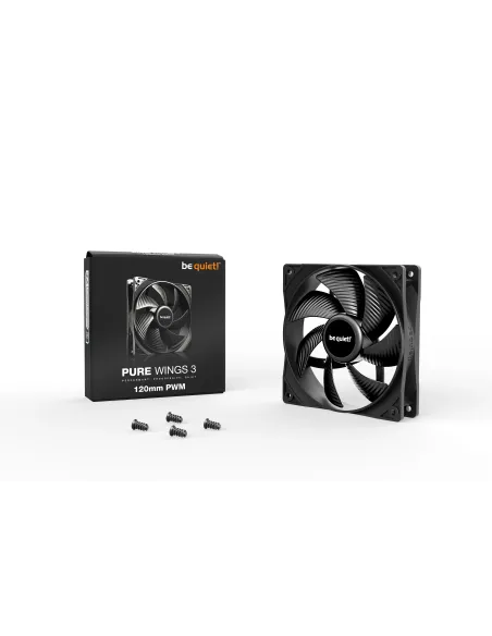 be quiet! Pure Wings 3 120mm PWM Carcasa del ordenador Ventilador 12 cm Negro 1 pieza(s)