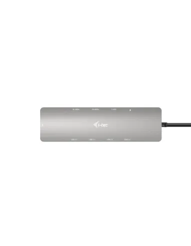 i-tec Metal USB-C Nano 2x Display Docking Station with PD 100 W + Charger 100W