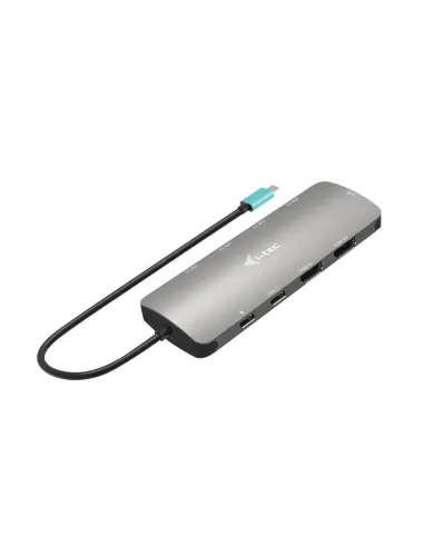i-tec Metal USB-C Nano 2x Display Docking Station with PD 100 W + Charger 100W