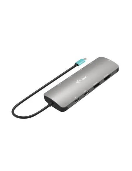 i-tec Metal USB-C Nano 2x Display Docking Station with PD 100 W + Charger 100W
