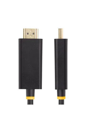 StarTech.com Cable Adaptador DisplayPort a HDMI de 2m - 4K 60Hz con HDR - Cable DP a HDMI 2.0b - Conversor Activo de Vídeo -
