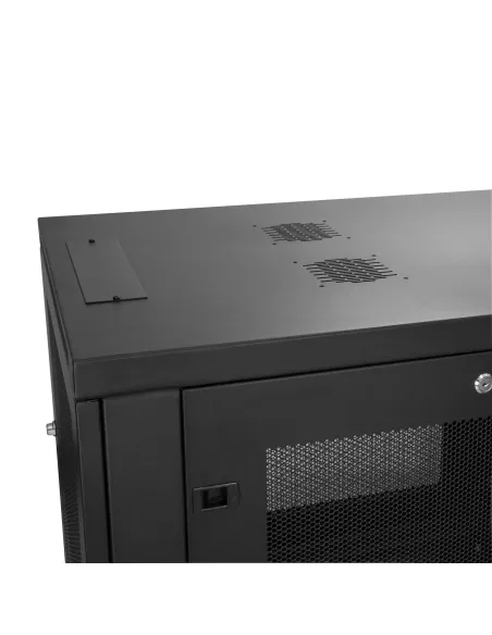 StarTech.com Armario Rack de Pared para Servidores 6U 19" 2 Columnas y Estante 1U - Rack de Servidores de Montaje en Pared -