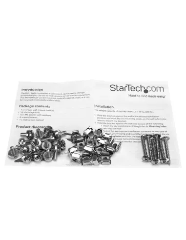 StarTech.com Armario Rack de Servidores Vertical de Pared - de Acero Sólido - 6U - 19 Pulgadas