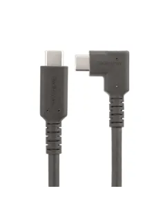 StarTech.com Cable de 2m USB-C Resistente Acodado a la Derecha - USB 3.2 Gen 1 (5 Gbps) - Cable de Transferencia USB Tipo C - 2