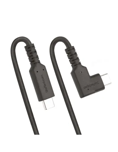 StarTech.com Cable de 2m USB-C Resistente Acodado a la Derecha - USB 3.2 Gen 1 (5 Gbps) - Cable de Transferencia USB Tipo C -