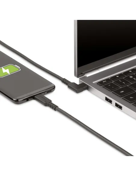 StarTech.com Cable de 2m USB-C Resistente Acodado a la Derecha - USB 3.2 Gen 1 (5 Gbps) - Cable de Transferencia USB Tipo C -