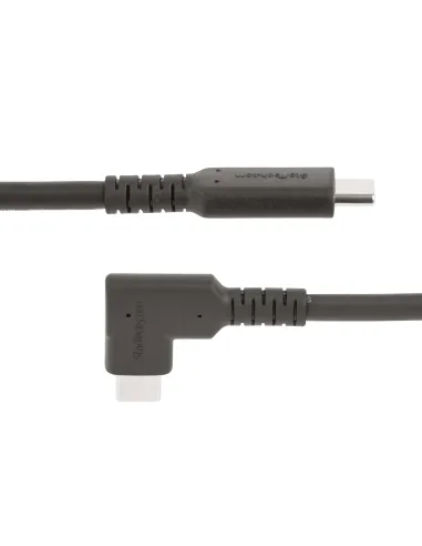 StarTech.com Cable USB-C de 50cm - Acodado - USB 10 Gbps - Entrega de Alimentación de 100W (5A) - Modo Alt. de DP 8K 60 Hz   4K