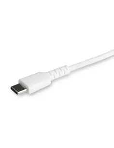 StarTech.com Cable Resistente USB-C a Lightning de 1 m Blanco - Cable de Sincronización y Carga USB Tipo C a Lightning con 2