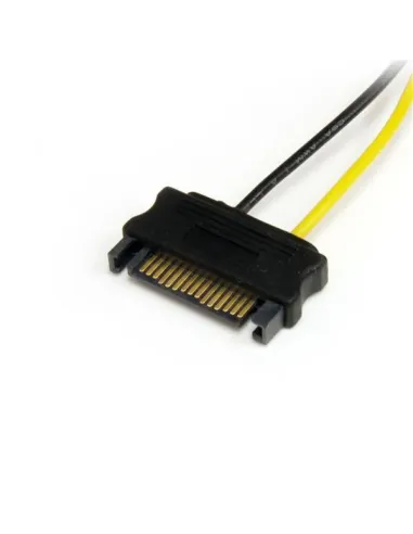 StarTech.com Cable Adaptador 15cm Alimentación SATA a Conector 6 Pines de Corriente de Tarjeta Gráfica PCI Express PCIe
