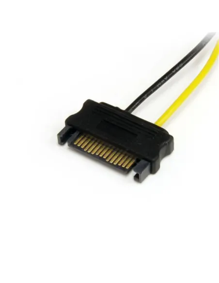 StarTech.com Cable Adaptador 15cm Alimentación SATA a Conector 6 Pines de Corriente de Tarjeta Gráfica PCI Express PCIe
