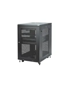 StarTech.com Armario Rack para Servidores 18U 19" 4 Columnas - Rack de Servidores con Cerradura y Seguro - Rack con Ruedas y 2