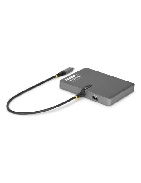 StarTech.com QUAD-USB-HDMI-ADAPT base para portátil y replicador de puertos Alámbrico USB 3.2 Gen 1 (3.1 Gen 1) Type-C Gris