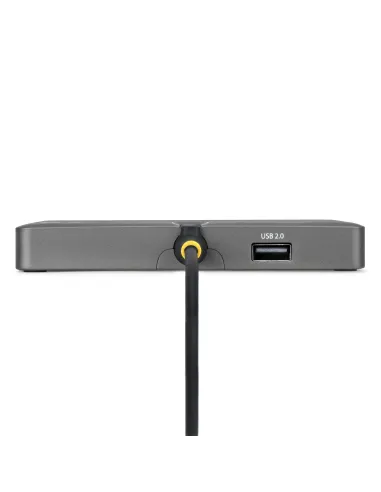 StarTech.com QUAD-USB-HDMI-ADAPT base para portátil y replicador de puertos Alámbrico USB 3.2 Gen 1 (3.1 Gen 1) Type-C Gris