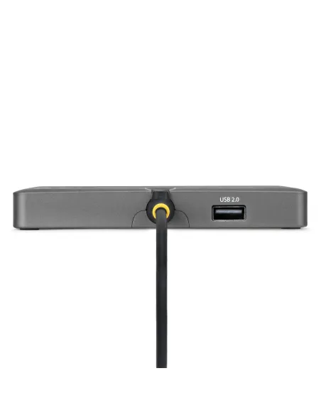 StarTech.com QUAD-USB-HDMI-ADAPT base para portátil y replicador de puertos Alámbrico USB 3.2 Gen 1 (3.1 Gen 1) Type-C Gris