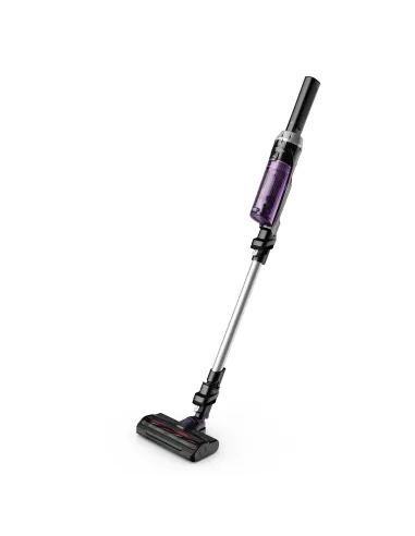 Rowenta RH1129 Aspiradora escoba 2 en 1 Batería Secar Sin bolsa 0,4 L 100 W Púrpura, Aluminio