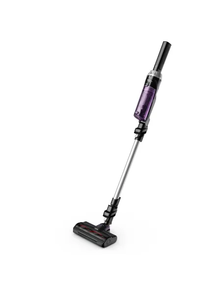 Rowenta RH1129 Aspiradora escoba 2 en 1 Batería Secar Sin bolsa 0,4 L 100 W Púrpura, Aluminio