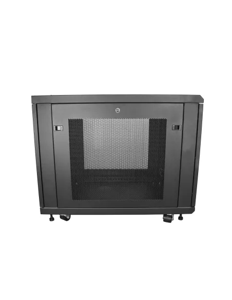 StarTech.com Armario Rack para Servidores 12U 19" 4 Columnas - Rack de Servidores con Cerradura y Seguro - Rack con Ruedas y