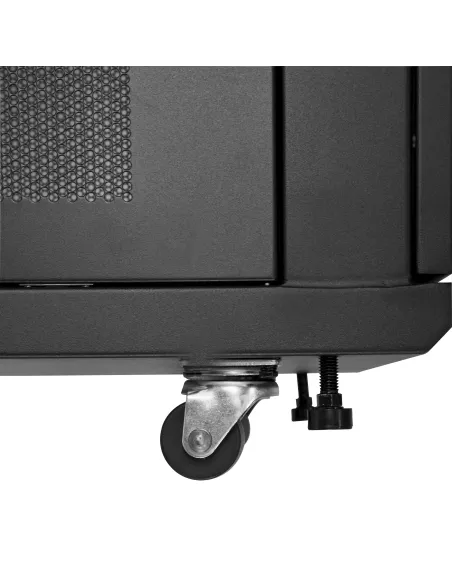 StarTech.com Armario Rack para Servidores 12U 19" 4 Columnas - Rack de Servidores con Cerradura y Seguro - Rack con Ruedas y