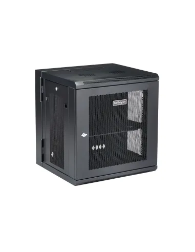 StarTech.com Armario Rack de Pared para Servidores 12U 19" 4 Columnas y Estante 1U - Rack de Servidores de Montaje en Pared con