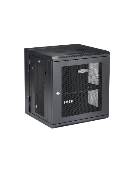 StarTech.com Armario Rack de Pared para Servidores 12U 19" 4 Columnas y Estante 1U - Rack de Servidores de Montaje en Pared con