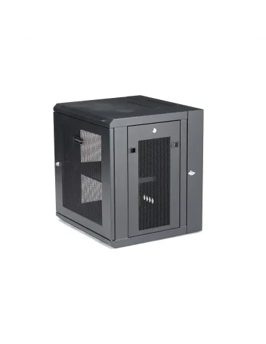 StarTech.com Armario Rack de Pared para Servidores 12U 19" 4 Columnas y Estante 1U - Rack de Servidores de Montaje en Pared con
