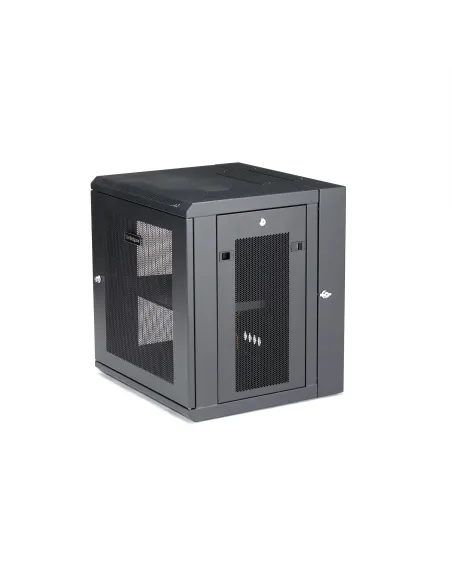 StarTech.com Armario Rack de Pared para Servidores 12U 19" 4 Columnas y Estante 1U - Rack de Servidores de Montaje en Pared con