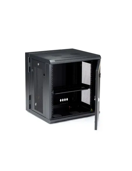 StarTech.com Armario Rack de Pared para Servidores 12U 19" 4 Columnas y Estante 1U - Rack de Servidores de Montaje en Pared con