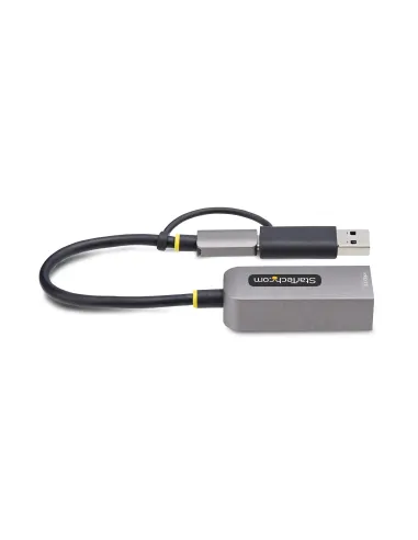 StarTech.com Adaptador de Red Ethernet USB Tipo C a RJ45 - Adaptador de Red USB-C con Conversor USB-A - NBASE-T - USB 3.1 -