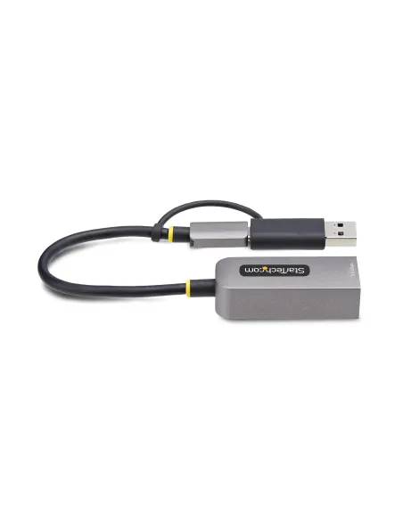 StarTech.com Adaptador de Red Ethernet USB Tipo C a RJ45 - Adaptador de Red USB-C con Conversor USB-A - NBASE-T - USB 3.1 -
