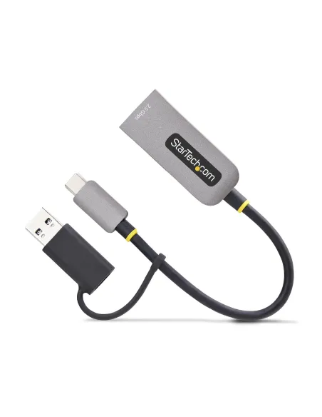 StarTech.com Adaptador de Red Ethernet USB Tipo C a RJ45 - Adaptador de Red USB-C con Conversor USB-A - NBASE-T - USB 3.1 -