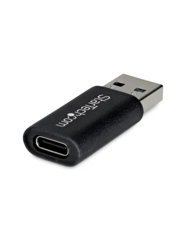 StarTech.com Adaptador USB-A Macho a USB-C Hembra - Conversor a USB a Tipo C - USB a USB Tipo C - 10Gbps - 5V 900mA - Adaptador