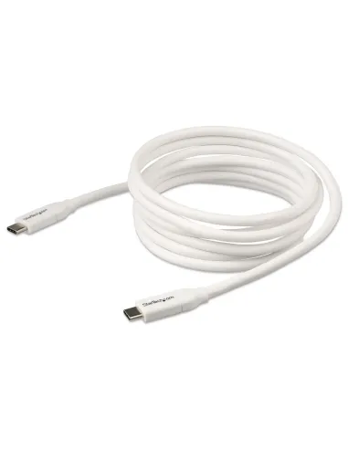 StarTech.com Cable de 2m USB-C a USB-C con capacidad para Entrega de Alimentación de 5A - USB TipoC - Cable de Carga USBC -