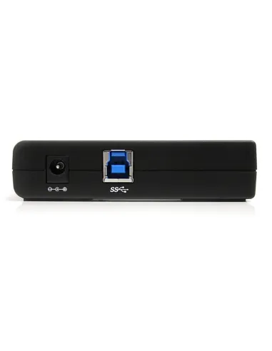 StarTech.com Adaptador Concentrador Hub Ladrón USB 3.0 Super Speed 4 Puertos Salidas PC Mac - Negro