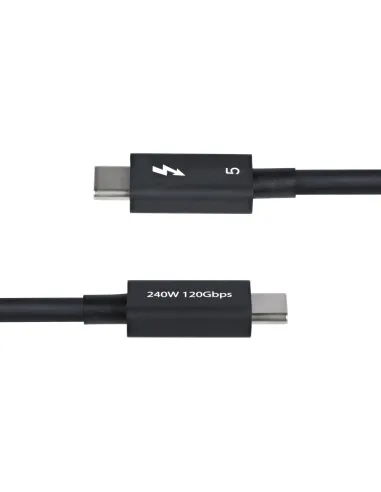 StarTech.com Cable Thunderbolt 5 de 1m - 80Gbps hasta 120Gbps - PD 240W - 8K 60Hz - Cable Certificado - Compatible con