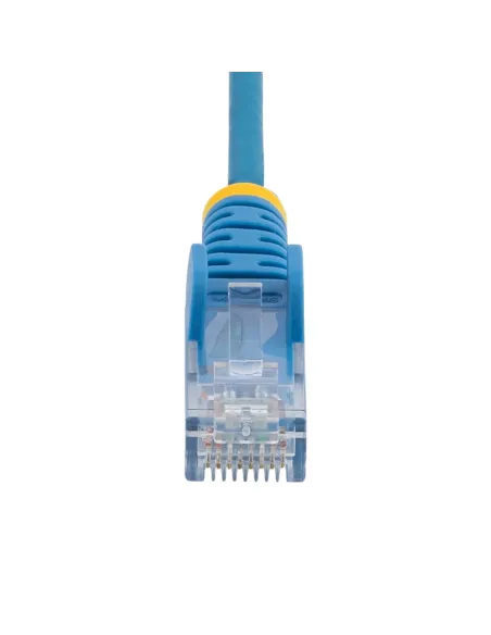 StarTech.com Cable Cat6 de 1m - Delgado - con Conectores RJ45 sin Enganches - Azul