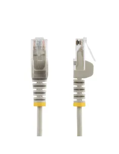 StarTech.com Cable Cat6 de 2m - Delgado - con Conectores RJ45 sin Enganches - Gris 2