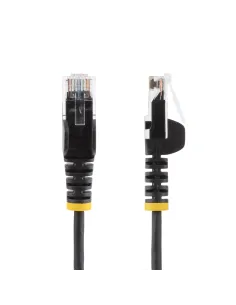 StarTech.com Cable Cat6 de 50cm - Delgado - con Conectores RJ45 sin Enganches - Negro 2