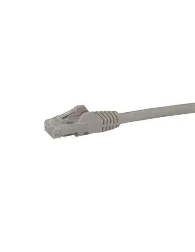 StarTech.com Cable de 5m Gris de Red Gigabit Cat6 Ethernet RJ45 sin Enganche - Snagless